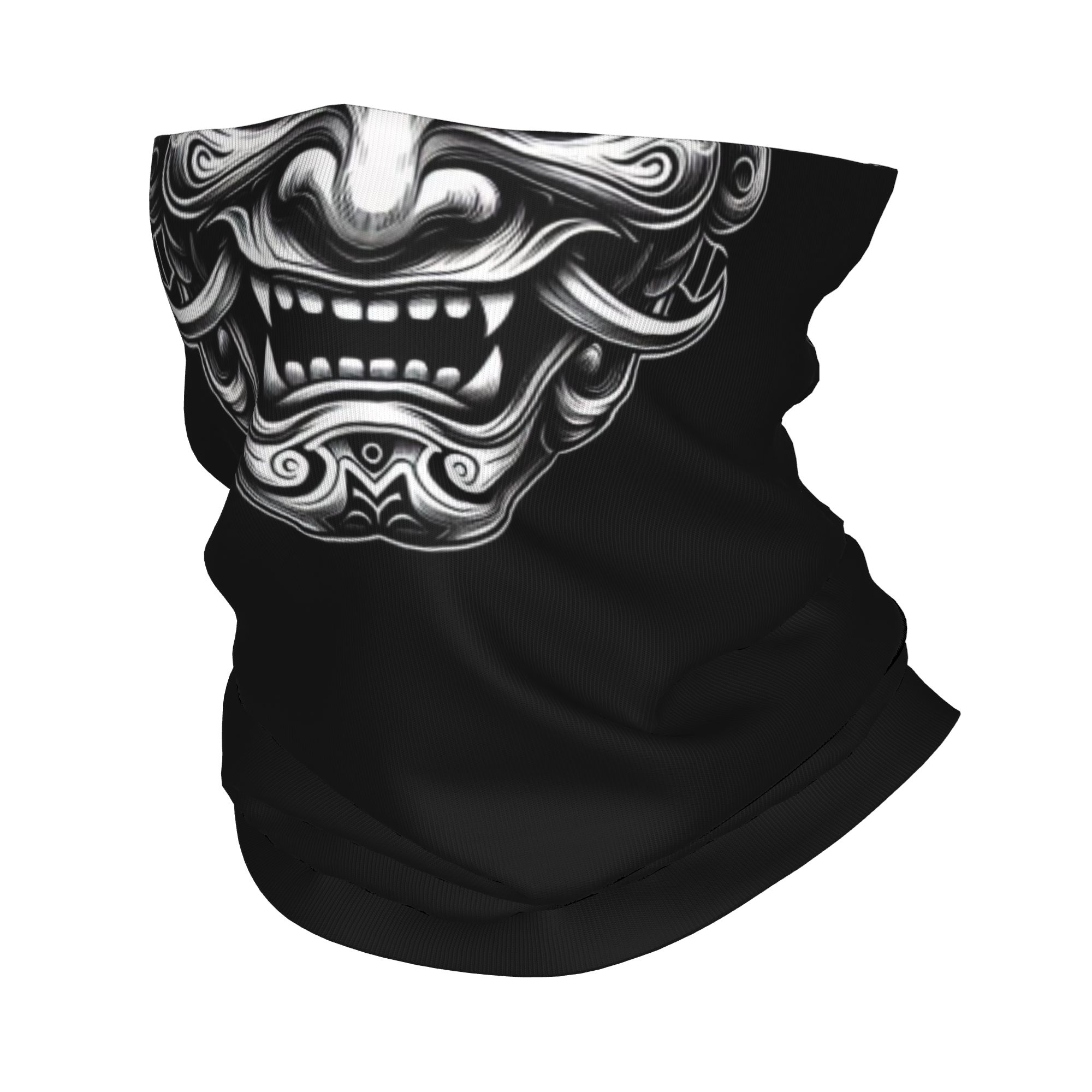 Neck Gaiter Fleece - Personalizzato Samurai Oni Demone Bandana Inverno