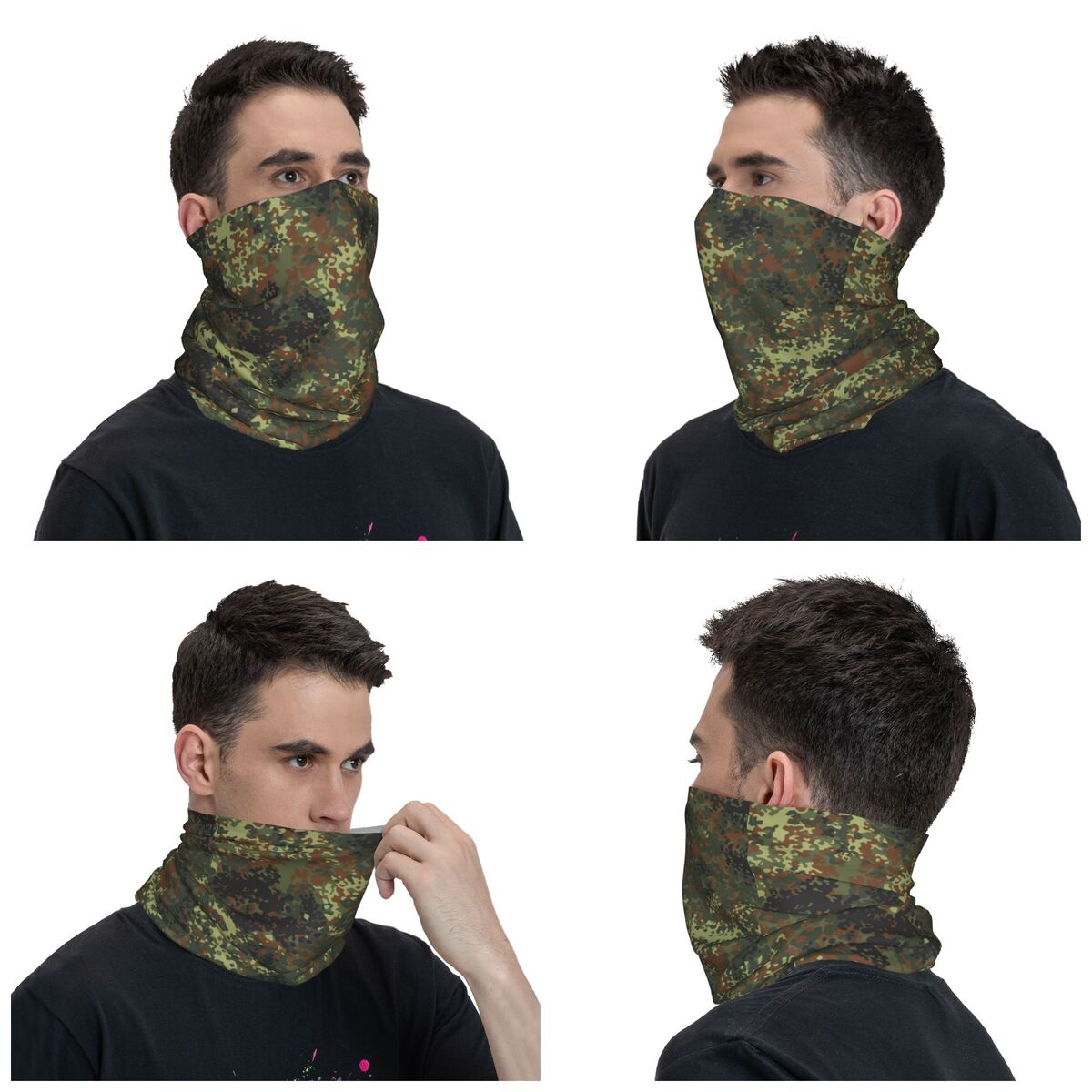 Personalizzato Flecktarn Camo  - Neck Gaiter Fleece recensione e prezzo
