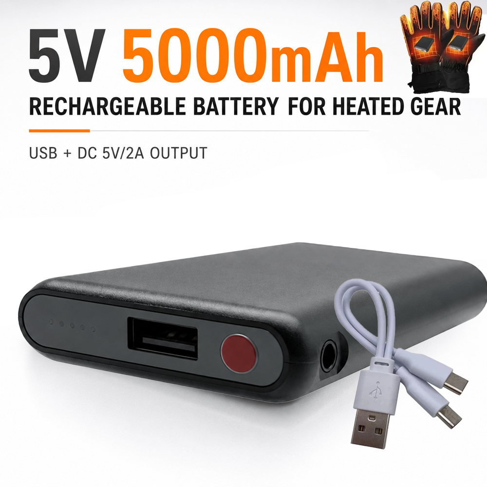 Guanti riscaldati da 5 V 5000  - Heated Vest Battery recensione e prezzo