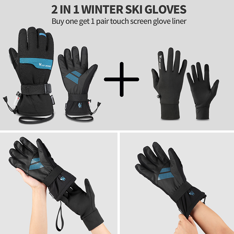 WEST BIKING Guanti da sci inve - Touch Screen Gloves recensione e prezzo